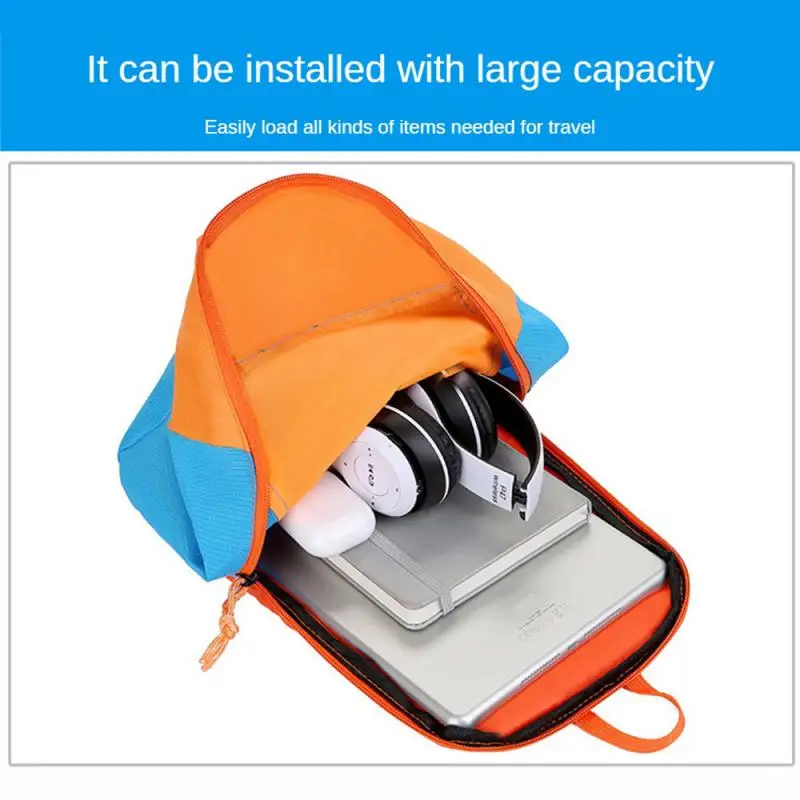 Outdoor Sports Light Weight Waterproof Backpack Travel Hiking travel Bag Zipper Adjustable Belt Camping Knapsack Men Women Child