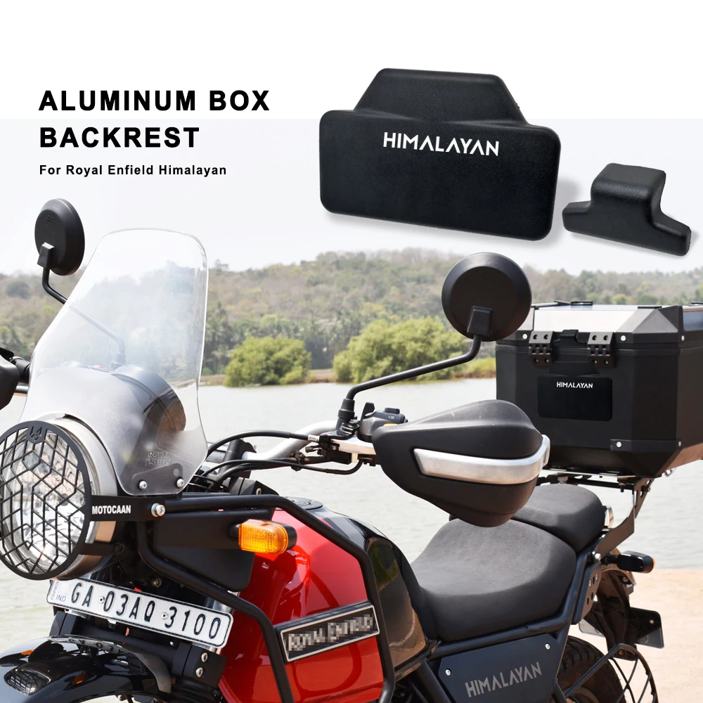 

For Royal Enfield Himalayan Motorcycle Accessories Rear Case Cushion Passenger Backrest Lazy Back Pad set