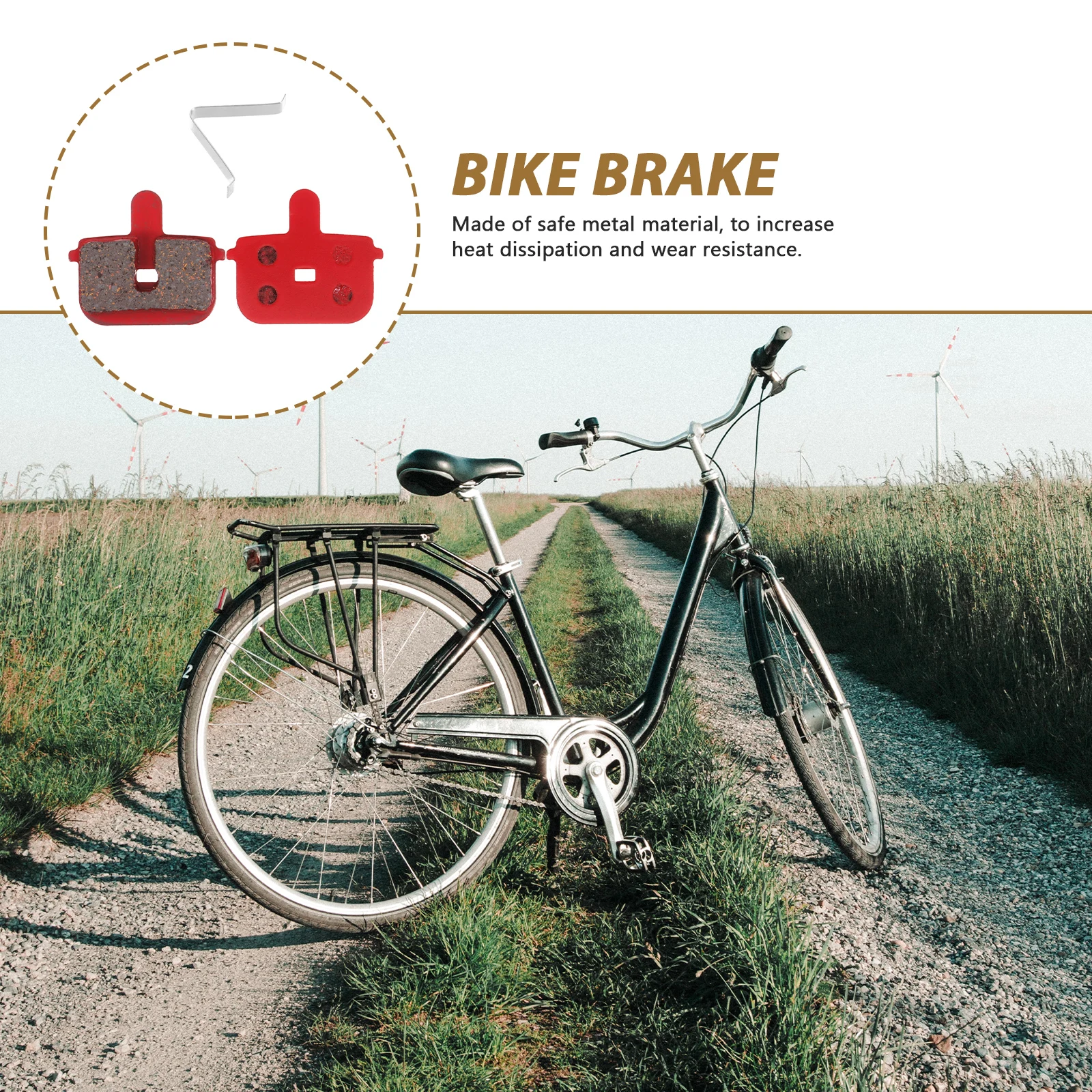 

Mountain Bike Disc Brake Pads M355 M446 Semi Metallic Replacement Brakes Blocks Oil Disc Brake Wear Resistant Heat Resistant