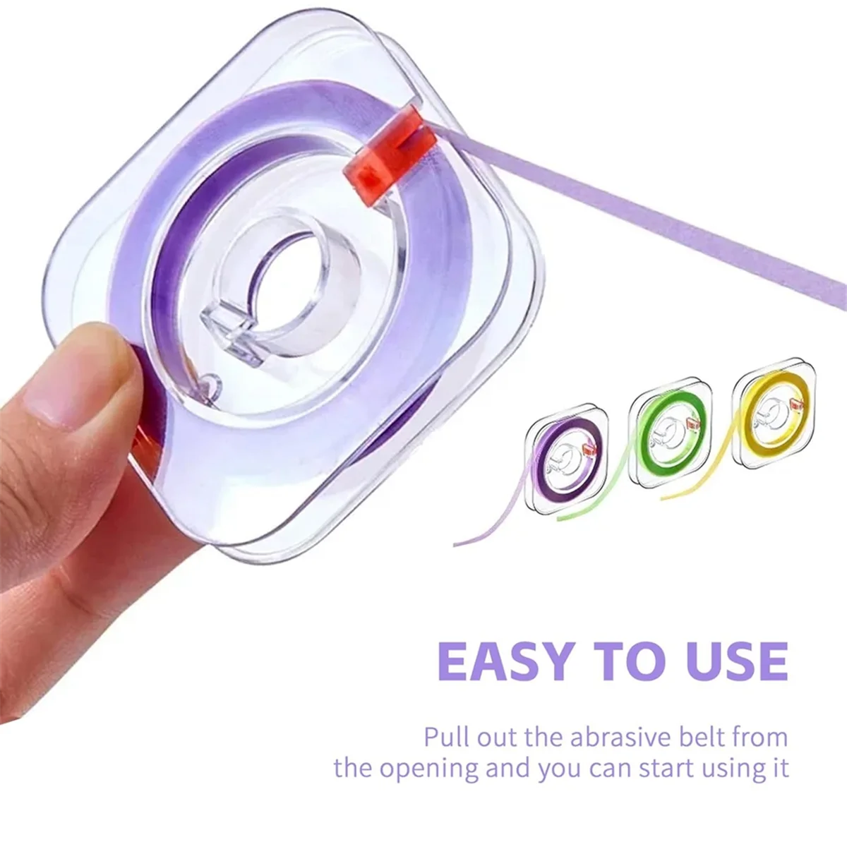 Набор полосок для полировки зубов, комплект из 3 шлифовальных инструментов для зубов, ширина 4 мм, полоски для полировки зубов 20 мкм/30 мкм/50 мкм