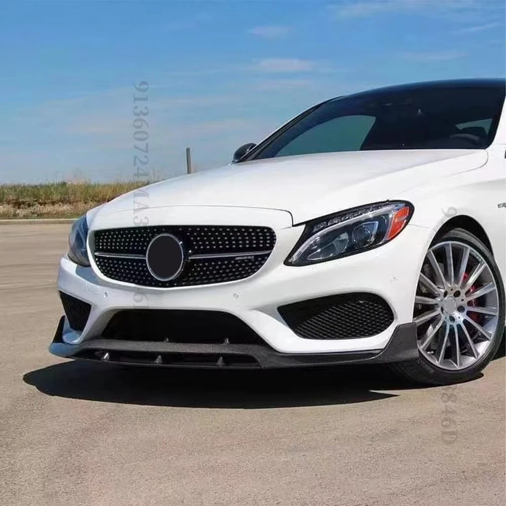 

Suitable for Mercedes Benz C W205 C205 S205 2014-2021 C180 C200 C250 C260 C300 Front bumper grille Racing grille Diamond style