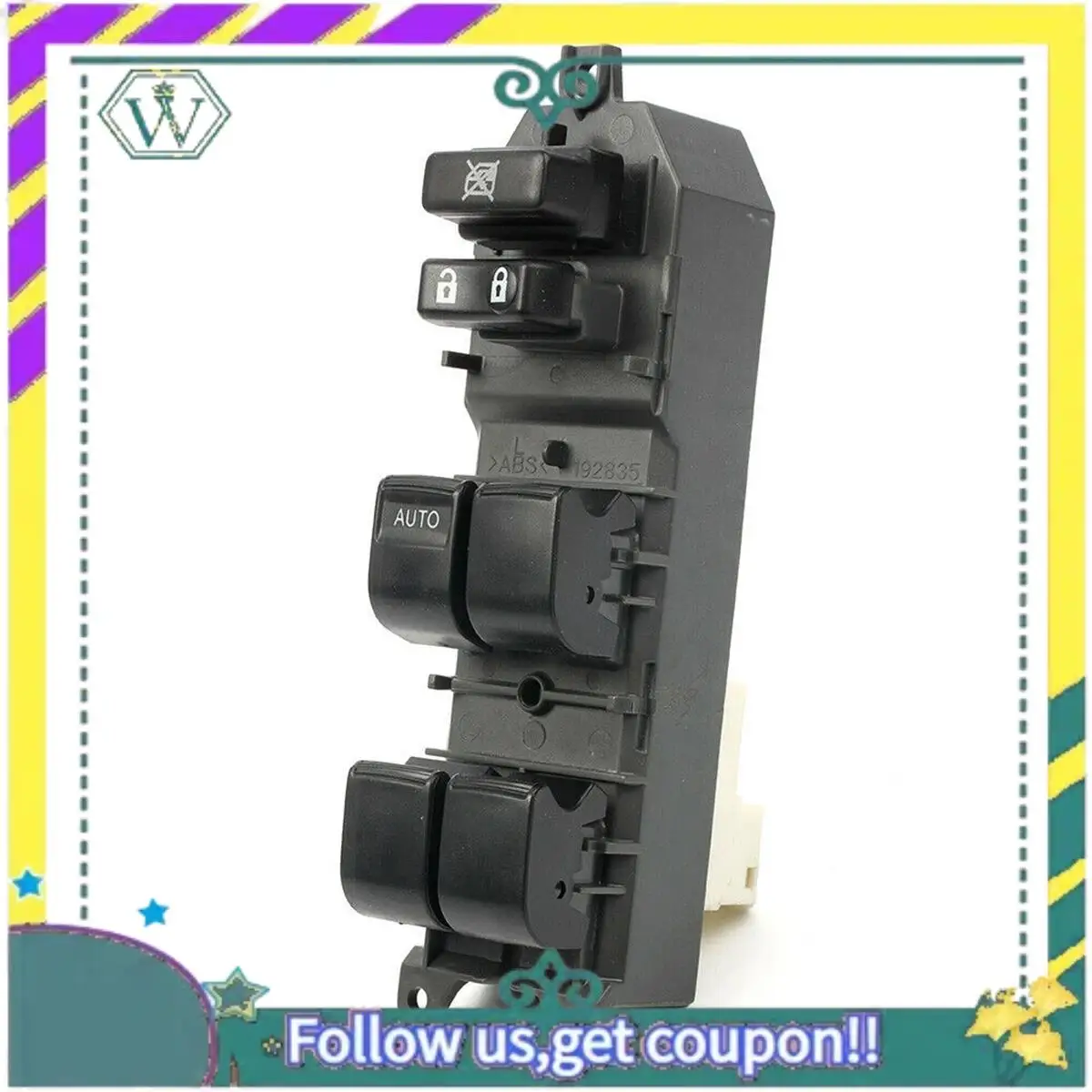 A82U-Front Side Master Power Window Switch For Toyota Corolla Camry RAV 4 84820-06100 With Power Master Window Switch