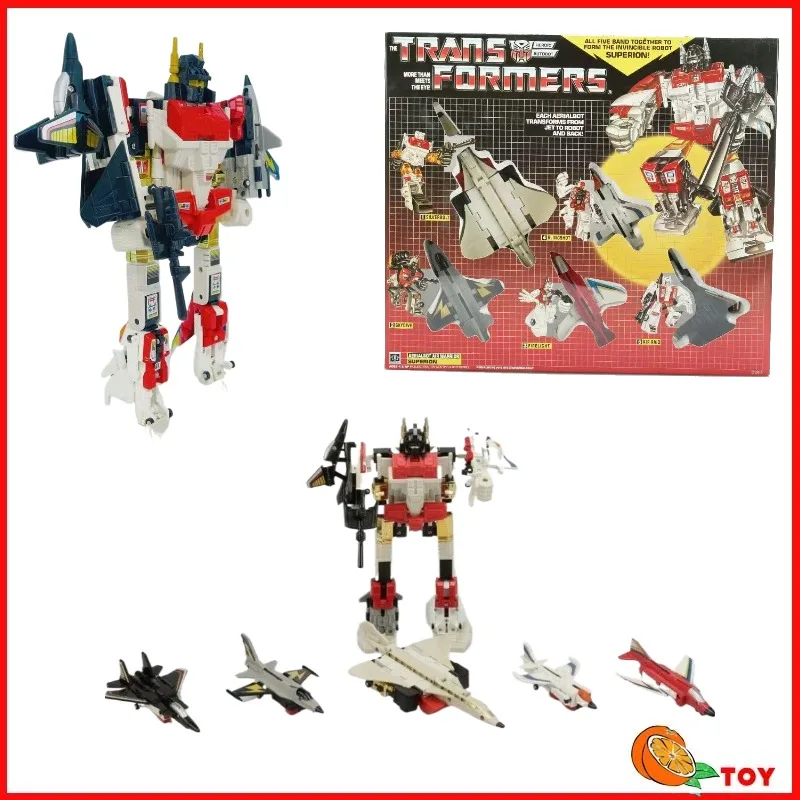

In stock Transformers toys US version G1 84-86 KO Superion Model Robot Collection Action Figure Toy Gift Hobby