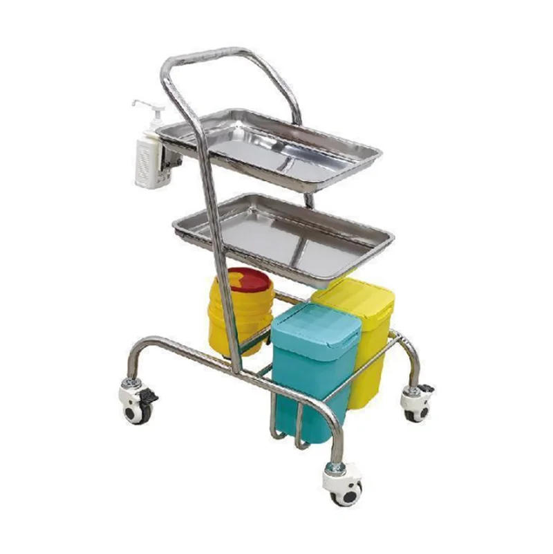 

Medical Stainless Steel Hospital Surgical Mayo Operation Table Trolley