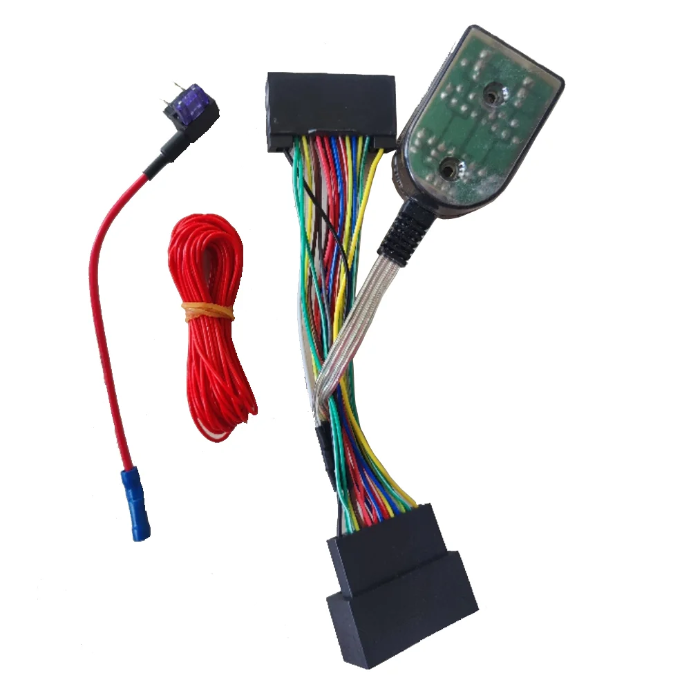 Car Radio Subwoofer Amplifier Plug Cable Stereo Audio Converters for Ford Fiesta Fusion Focus Transit Kuga F-150