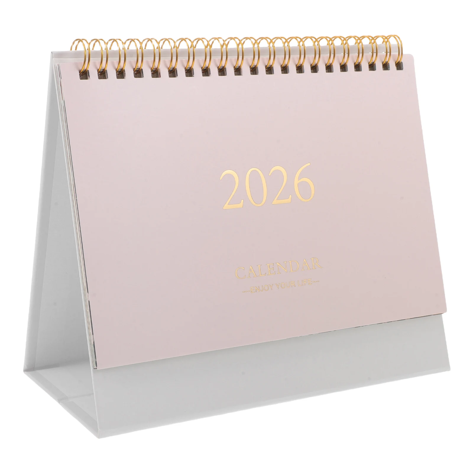 

Minimalist Mini Desk Calendar 2026 Compact Standing Calendar with Thick Paper for Daily Reminders Office Desk Accessories Home