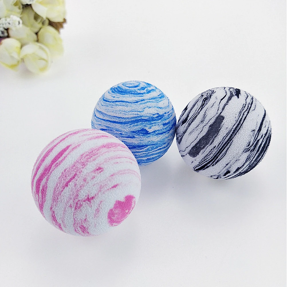 

20pcs Creative Pet Ball Interesting EVA Puppy Ball Bouncy Ball Funny Cat Playing for Outdoor Indoor (Pink)