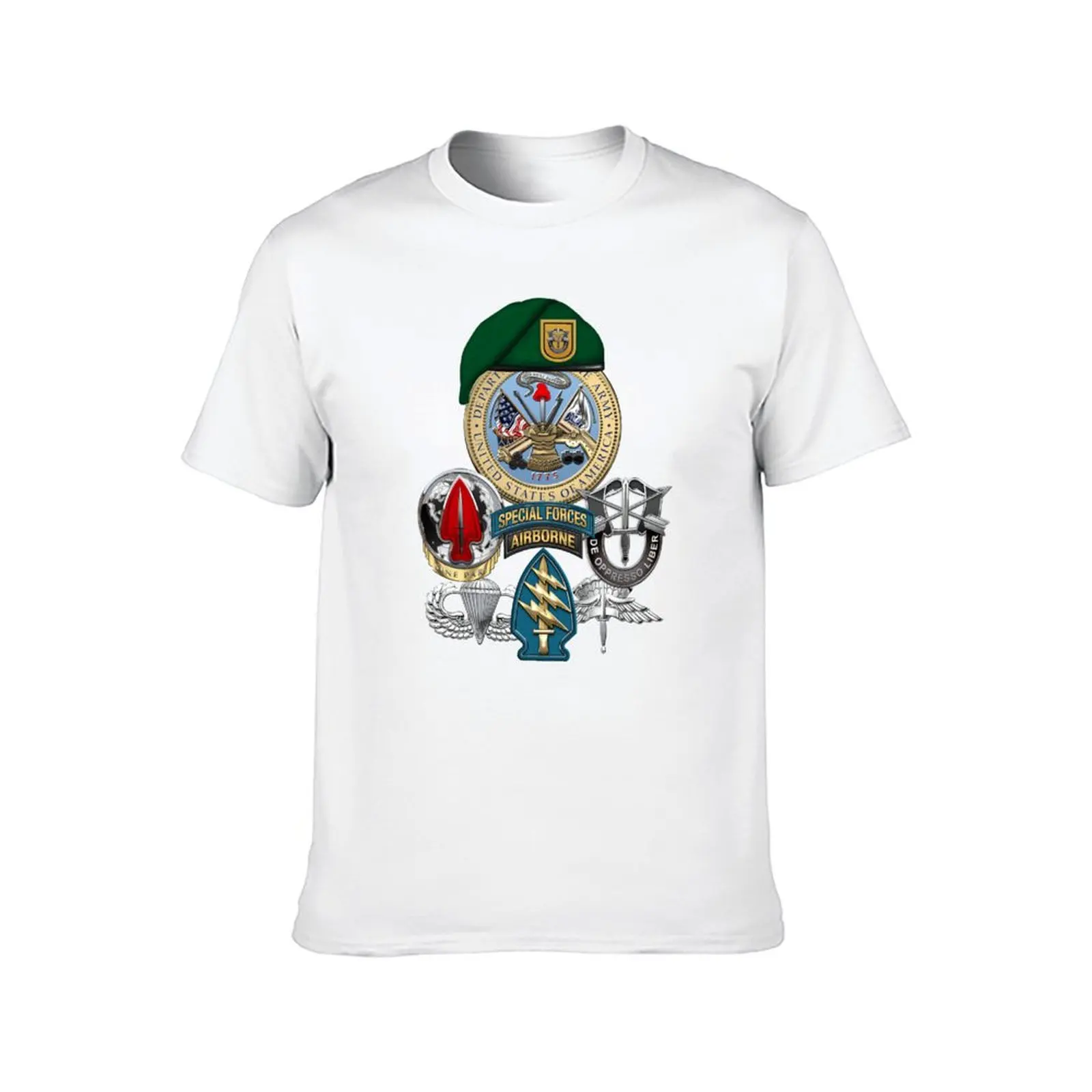 1st Special Forces Group - Green Berets Special Edition T-Shirt oversize t-shirts man cute clothes Men's cotton t-shirt