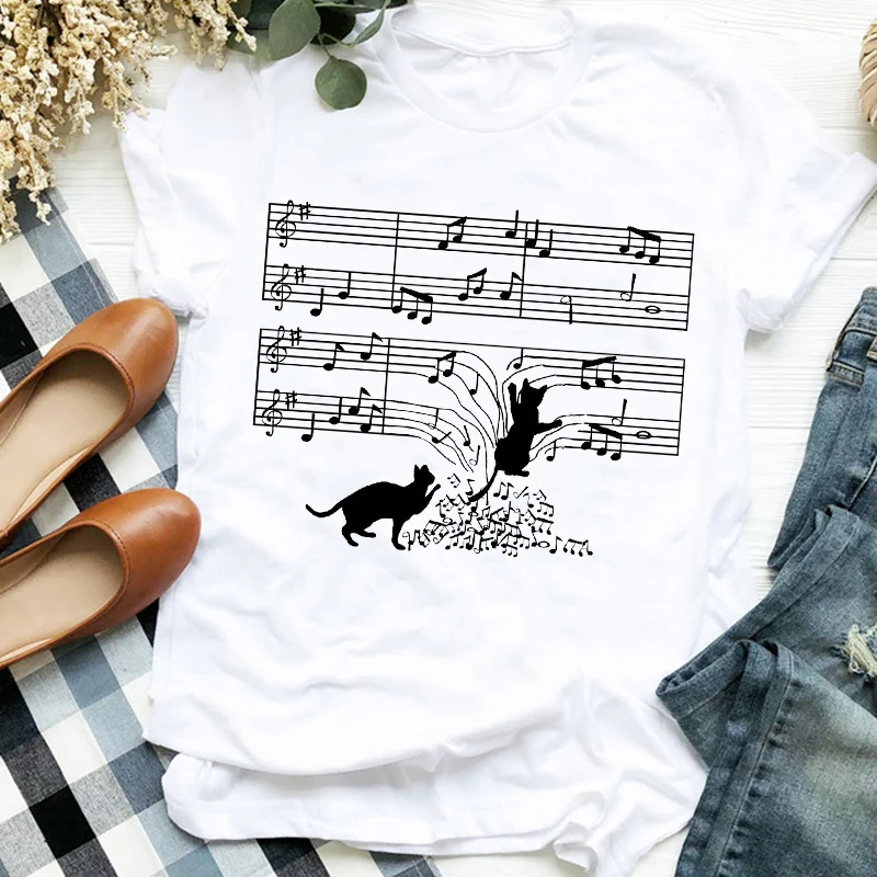 

Women tshirt 90s Cat Pet Love Cartoon Summer Autumn Animal Print Tshirt Female Tee Womens Shirt Clothes Top Graphic T-shirt tops