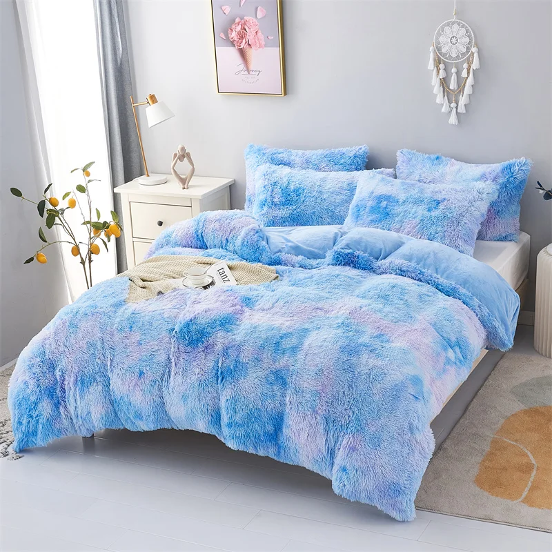 

Big Size 250*270 Fat Comforter Long Hair Thicken Warm Duvet 230*250cm Winter Patchwork Quilt Home Bedding Linen Wholesale 10pcs