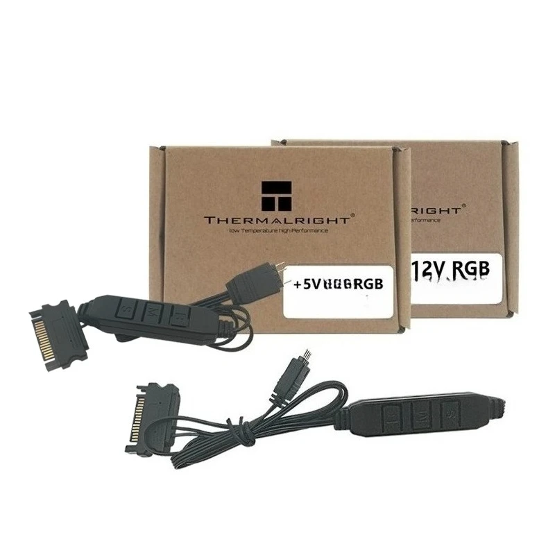 

Thermalright computer case RGB fan controller supports 3-pin/5V 4-pin 12V interface fan hub