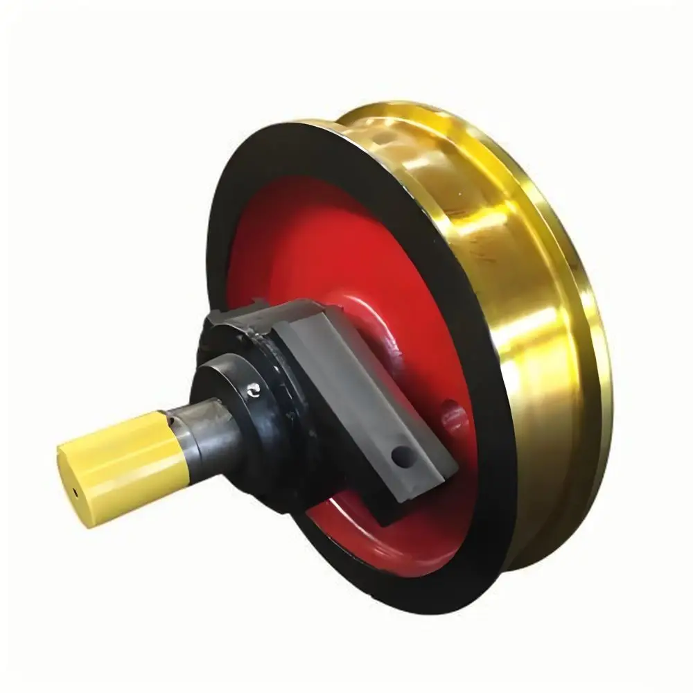 Gantry Crane and Overhead Crane Using Steel Wheel on Rails Crane Wheel Set Double-sided Large Traveling Wheel for Sale