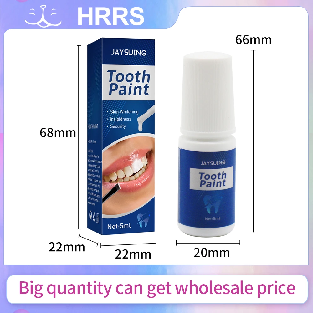 

Tooth Paint 5ml Polish Remove Stains Instant Teeth Whitening Teeth Deep Cleaning Paint Dental Oral Hygiene Care Beauty