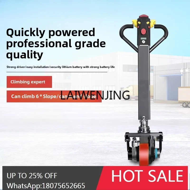 

integrated rod to manual forklift hydraulic pallet handling ground loading and unloading truck