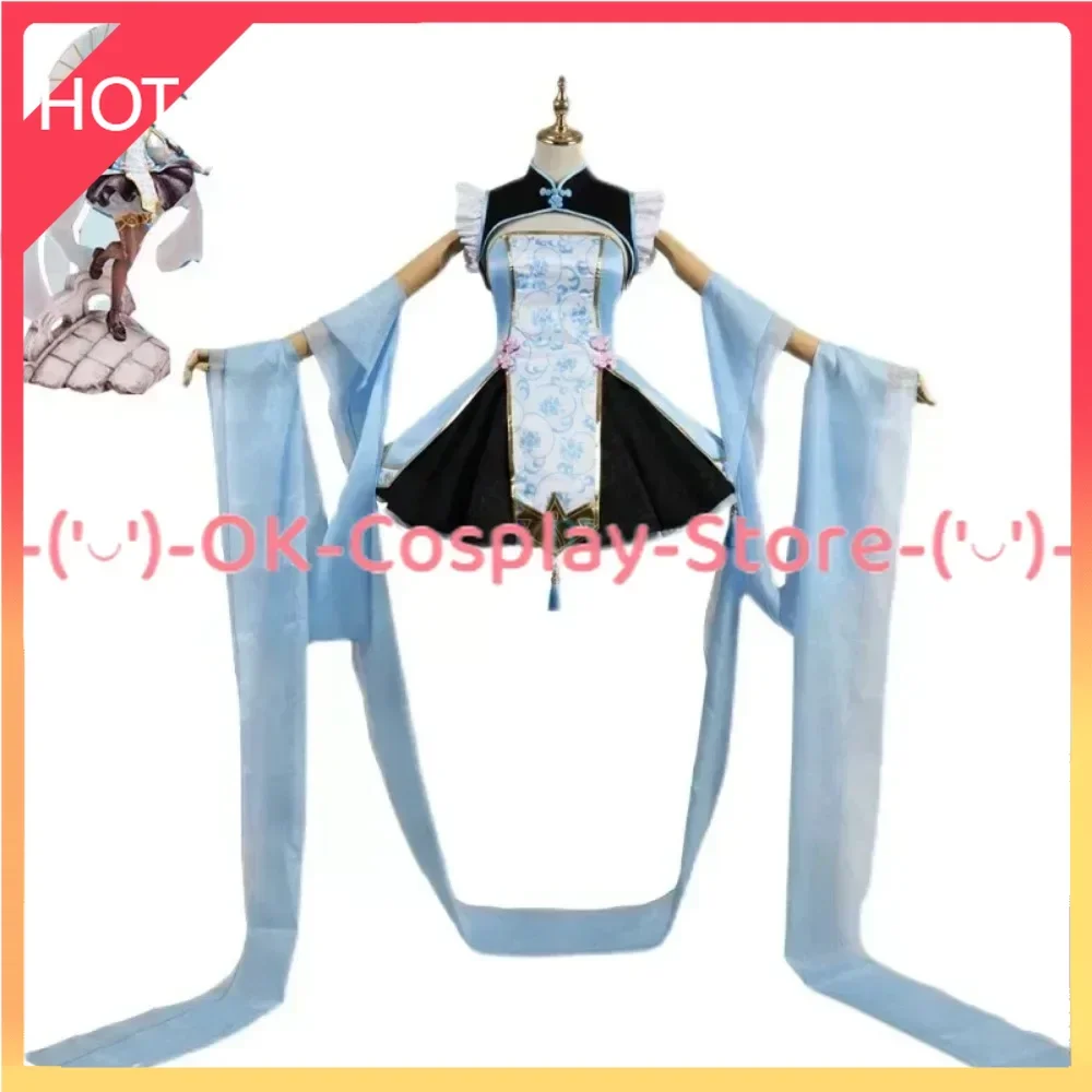 Anime Re:Life in A Different World Rem Cosplay Costumes Cute Chinese Cheongsam Party Suit Halloween Carnival Uniform Custom Made