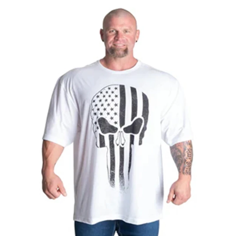 Cropped T Shirt Men Cool Tee New T-shirts Tops and Tees Clothes Personalized T-shirt Essentials Gothic Clothing Mens Men's Gym