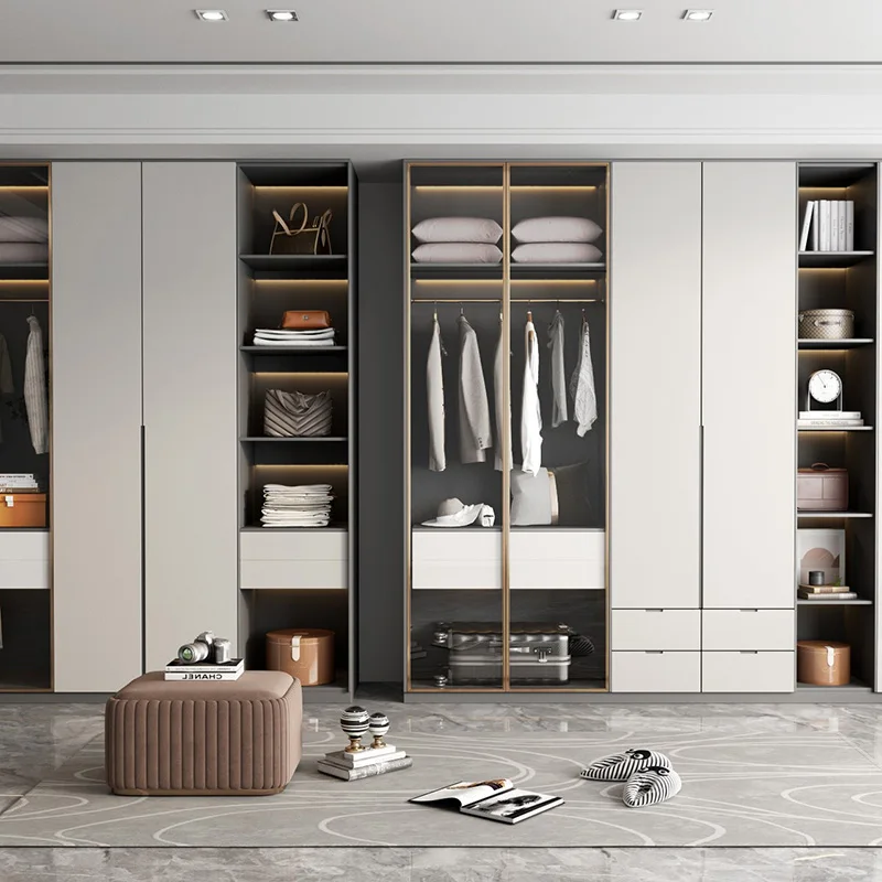 Hot-selling Factory Aluminum Alloy Material Custom Wardrobe/wall Cabinet Bedroom Environmentally Friendly Furniture