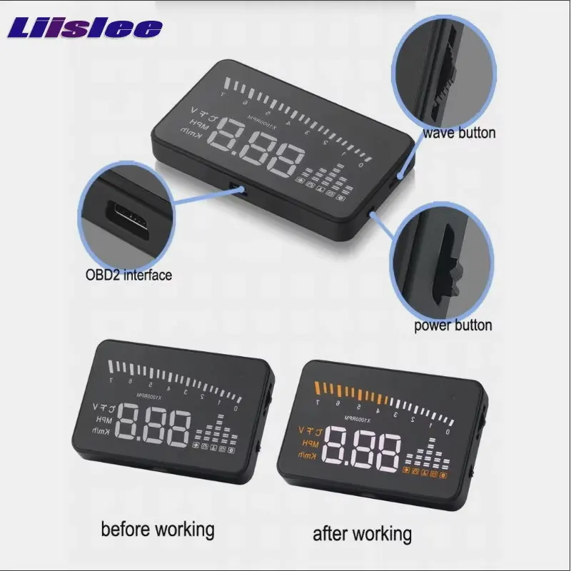 

For Toyota Fortuner/SW4 2005-2012 2013-2020 Car HUD Safe Drive Head Up Display Refkecting Windshield Screen Projector