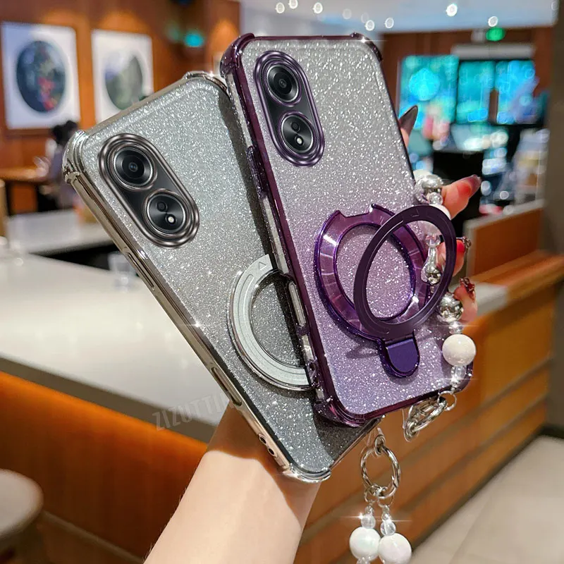 مجوهرات المتقدمة قوس حامل هاتف الحال بالنسبة ممن لهم A38 A36 A76 A58 A57 A74 A78 A5 A7 2020 A79 A95 A60 A18 A53 A17 A16 4G 5G #4