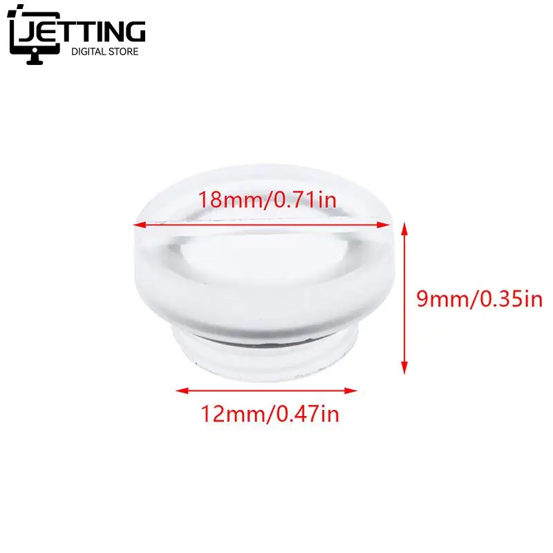 2pc Frosted G1/4 Water Plug Matte Acrylic Water Stop Lock Seal Button Hand Twisting Water Cooling Fitting MOD Torque Transparent
