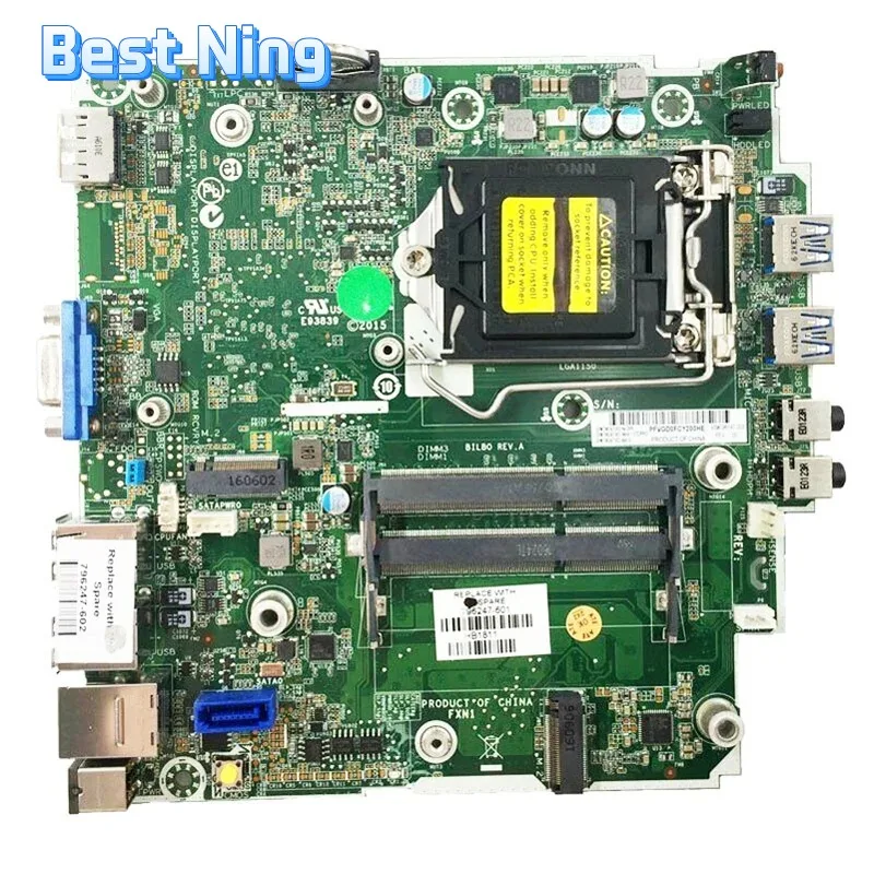 

For HP ProDesk 400 G1 Desktop Motherboard 796147-003 Mainboard LGA1151 100% Tested Ok