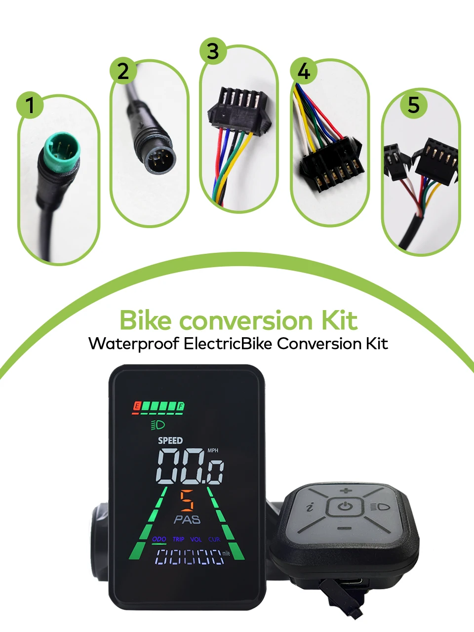 AliExpress Haytrix L5【UART2】EBike Display Screen Meter Fatbike Computer Speed Control Panel Speedometer for Bike Accessories