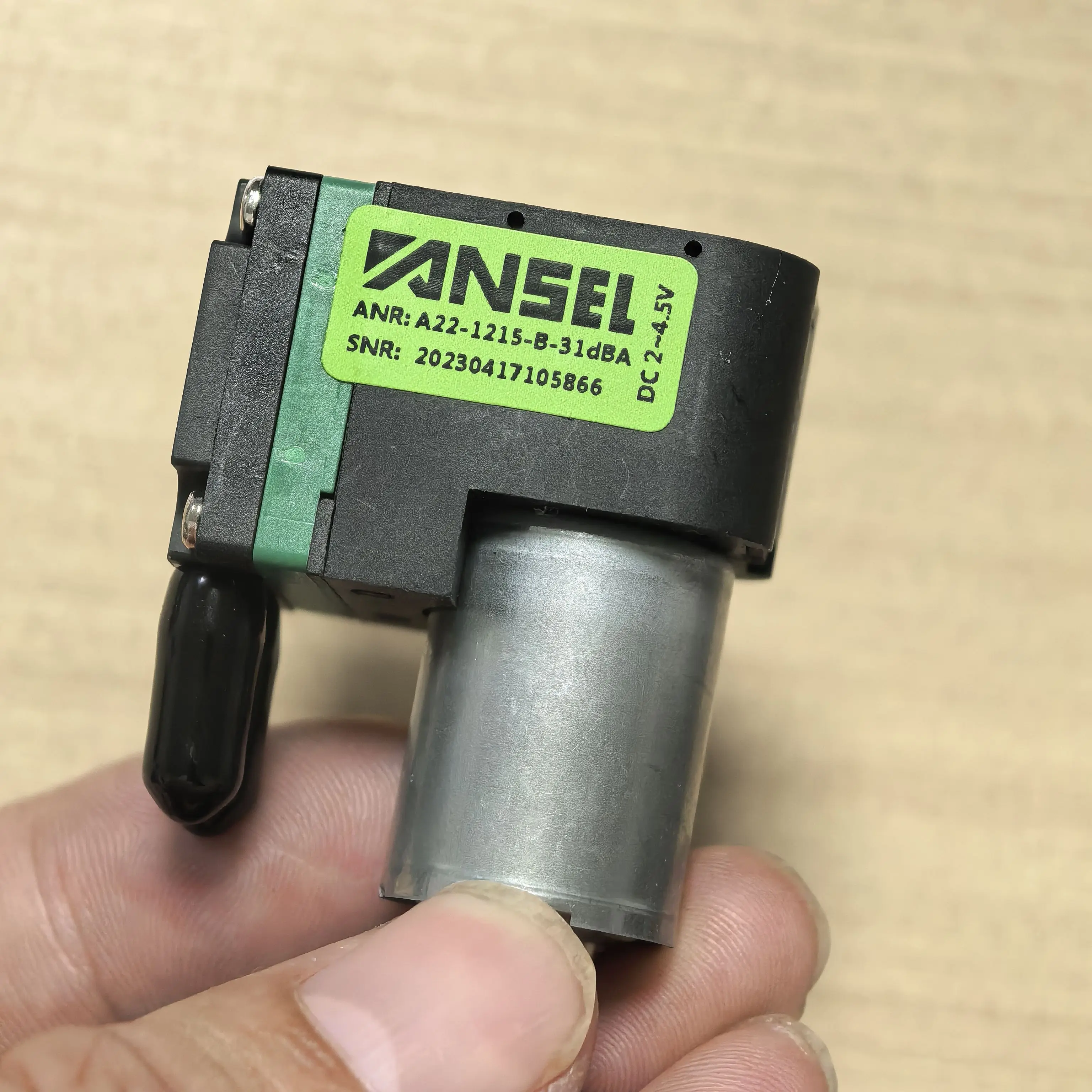 

ANSEL DC 2 В-4,5 В 3 В 3,7 В мини-мембранный насос воздушный вакуумный насос малошумный насос для обнаружения места сбора проб замена Thomas