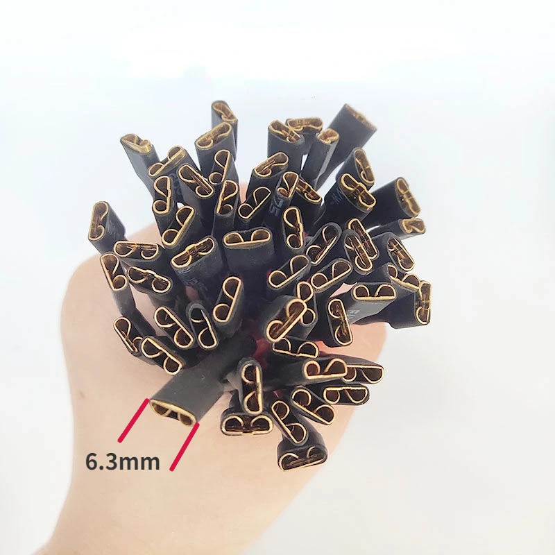 

90pcs Gold Brass Copper Car Truck Speaker Electric Wire Connectors Set Female Crimp Terminal Connector 6.3mm