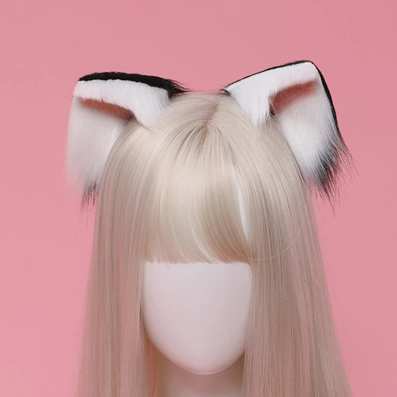 การ์ตูนแมวหู Hairband Headwear ขนสัตว์ Cat Cosplay Head Band ผมอุปกรณ์เสริมสำหรับผู้หญิงหญิงเด็ก Headband