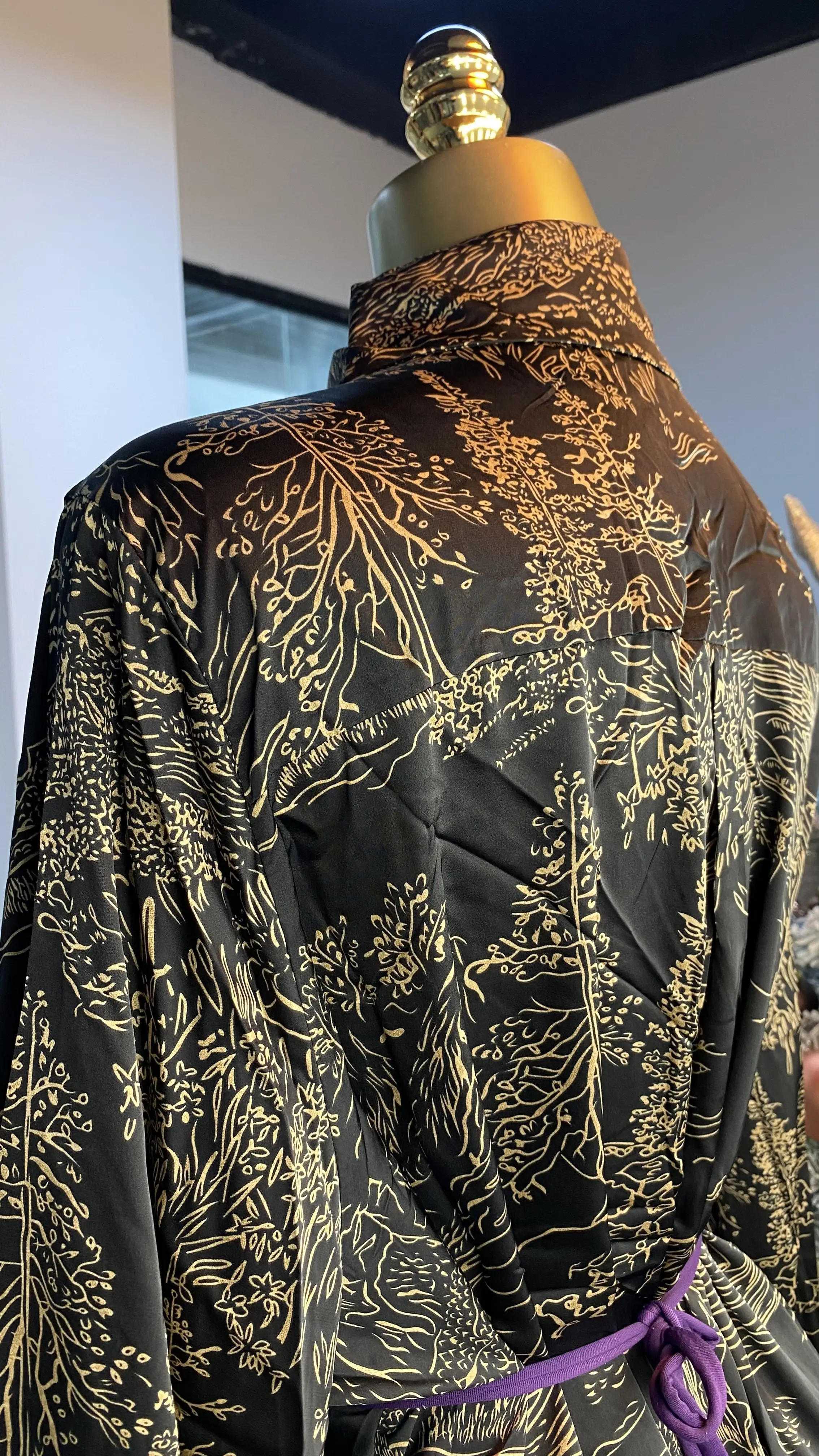 Vestido veraniego de otoño para mujer, manga larga, moderado, informal, elegante, nueva camisa de talla grande, ropa informal floral para mujer-GZMM452