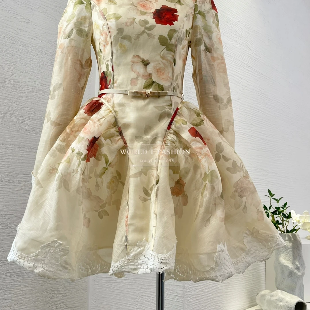 Рисунок 6 - Льняное шелковое мини-платье высокого