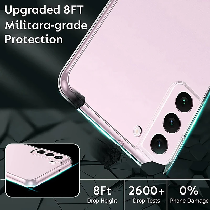 Clear Silicone Soft TPU Case For Samsung Galaxy S23 S21 S20 FE S22 S24 Plus S9 S10 Lite Ultra Thin Transparent Case Bumper Coque