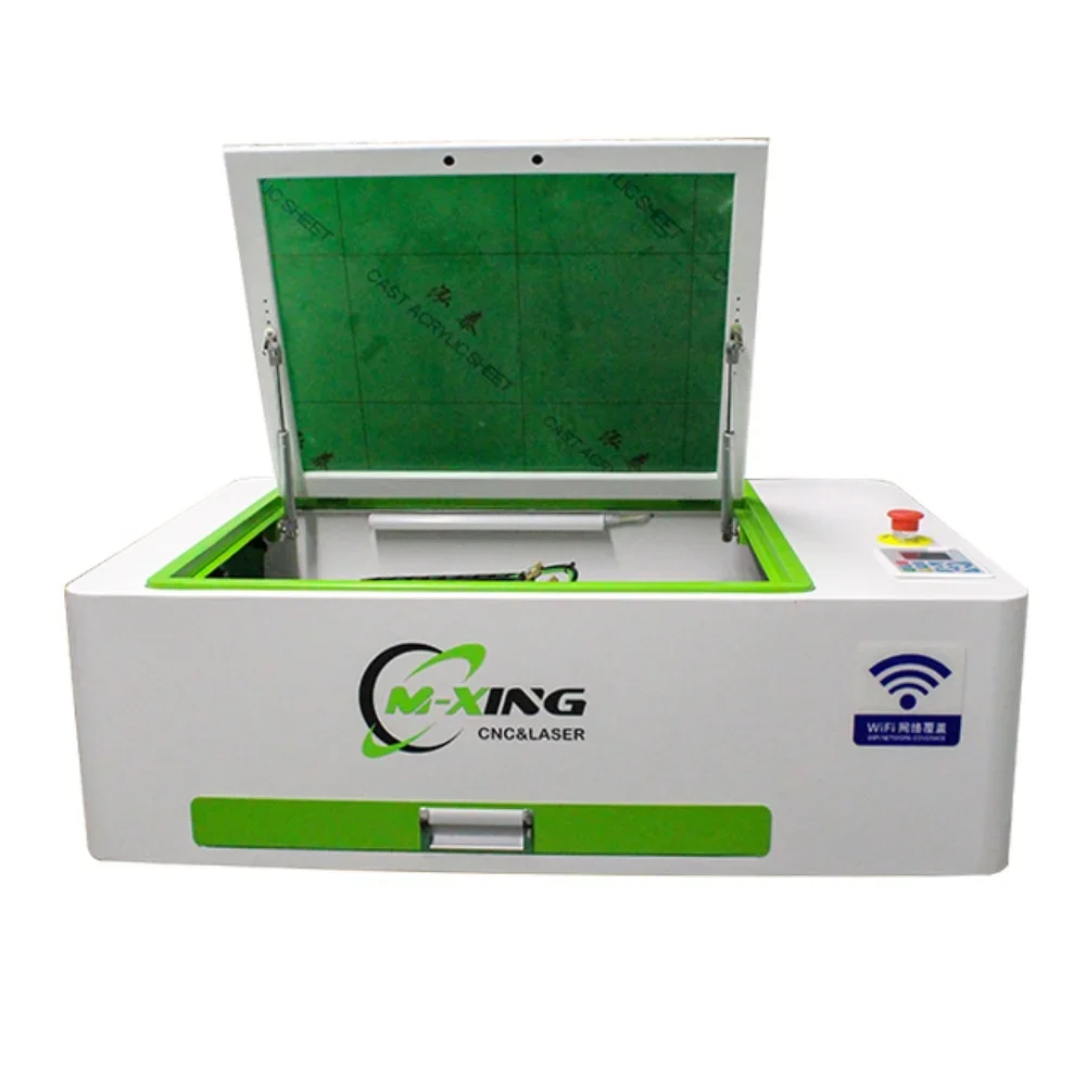 Small Desktop Co2 Engraving Machine 400*600mm 3050 50w 80w Cutting Machine For Paper MDF Acrylic Fabric