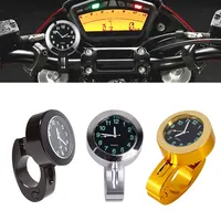 Motorcycle Waterproof Handlebar Mounted Clock Watch Universal Motorcycle Handlebar Watch Durable Shockproof Buckle Watch