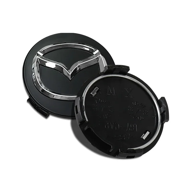 56mm Embossed Logo Rim Center Covers Wheel Center Hub Caps for Mazda CX-3 CX-4 CX-5 CX7 CX8 MS SPEED CX60 CX50 3 Atenza Axela