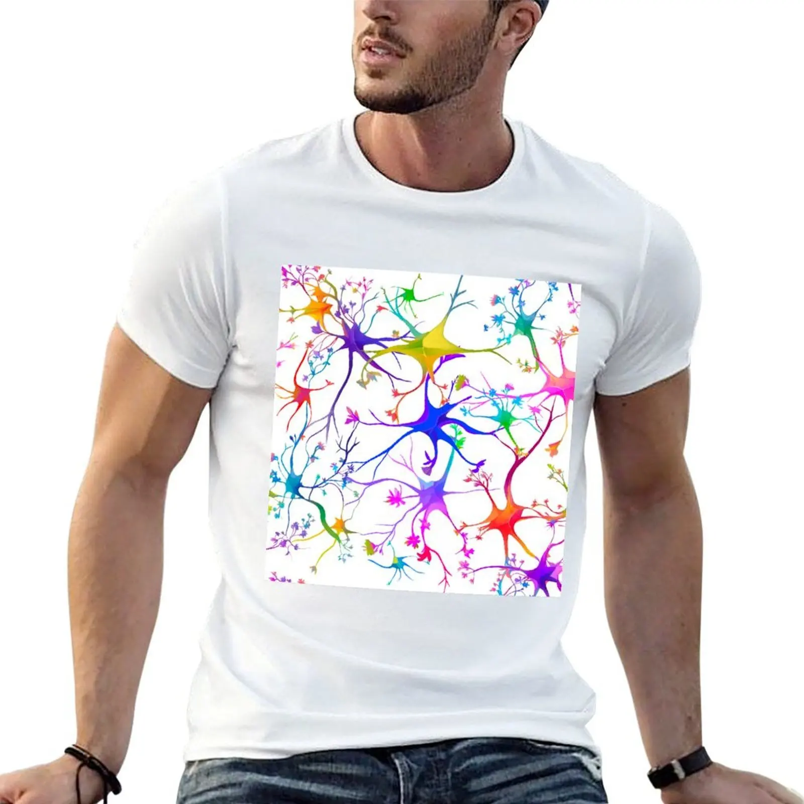 

Neuronal Blooms T-Shirt printed t shirts for man funny t shirts man T-Shirt