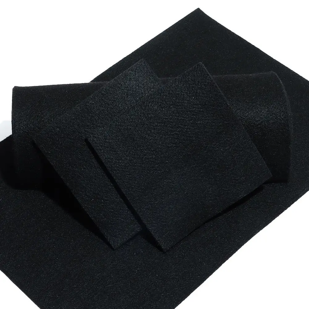 Black High Temp Carbon Fiber Protective Sheet Torch Shield Pack Graphite Felt Welding Protective Blanket