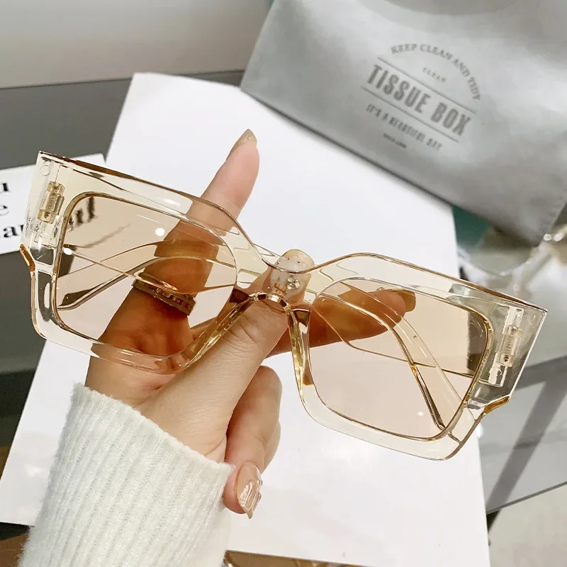 New Vintage Square Sunglasses Woman Fashion Retro Sun Glasses Female Eyewear Brand Designer Glasses UV400 Gafas De Sol