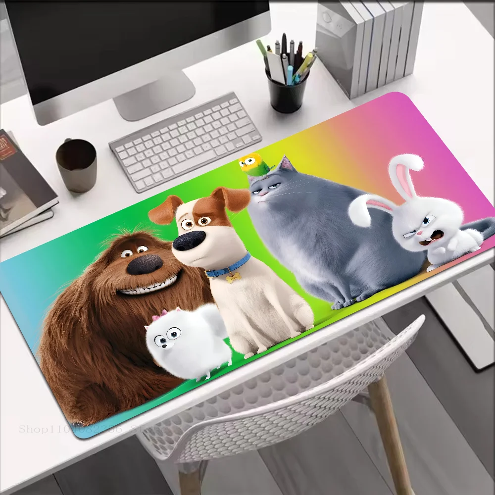 Anime The S-Secret Life Of Pets Mousepad Large Gaming Mouse Pad LockEdge Thickened Computer Keyboard Table Desk Mat