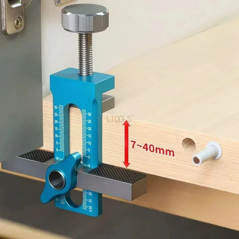 ปรับ Locator ตู้ประตูคลิปยึดสําหรับติดตั้งติดตั้งไม้อลูมิเนียมประตูตู้ DIY มือเครื่องมือ