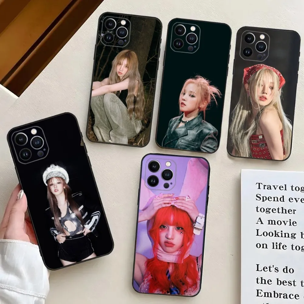 Kpop G-Idle Yuqi  Phone Case For iPhone 15,14,13,12,11,Plus,Pro Max,XS,X,XR,SE,Mini,8,7 Soft Silicone Cover