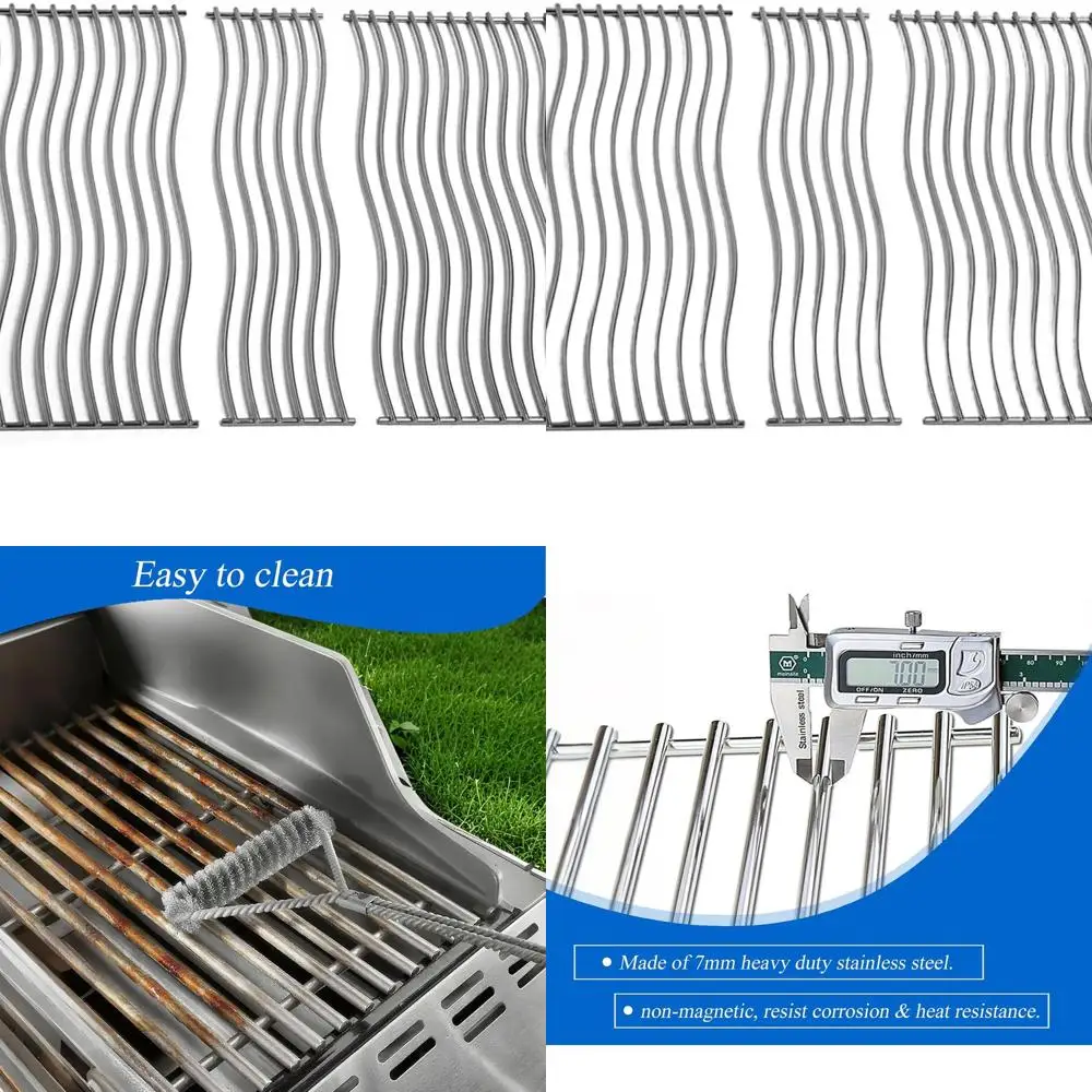 

Набор из 3 решеток для барбекю из нержавеющей стали 16,75, для серии Napoleon Triumph 410