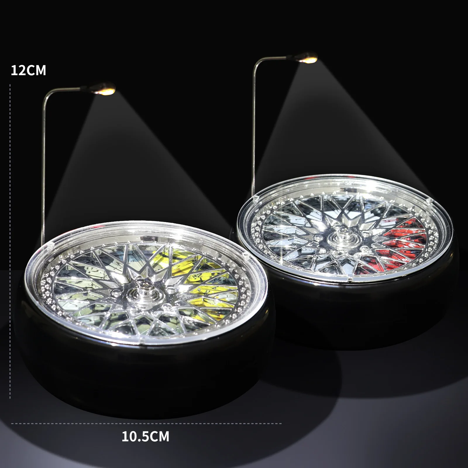 

Charging turntable with light strip, brake disc, alloy vehicle model display stand, rotating display stand, vehicle model scene