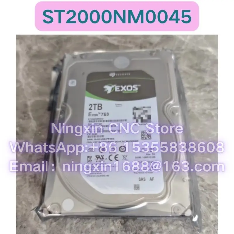 Brand New HDD ST2000NM0045 Server Hard Disk 2T 7.2K SAS 3.5