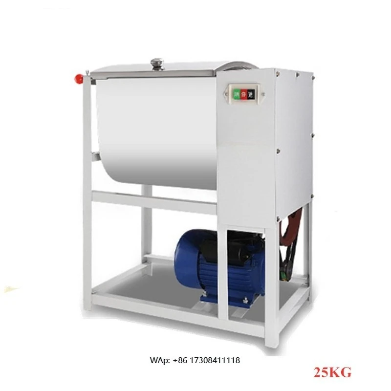 

15Kg/H Stainless Steel Spiral Dough Mixer New Condition Food Kneader Wheat Flour Corn Milk Water for Flour Mills