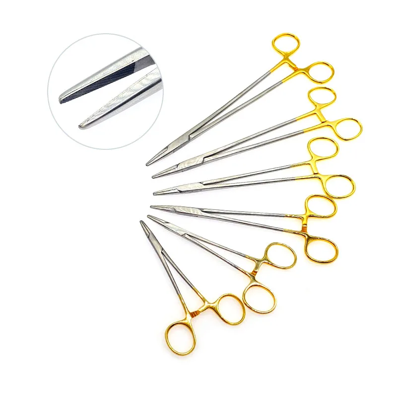 Insert Stainless Steel Multifunctional Needle Holder  Surgical Tools Pet Veterinary  Instruments Needle Holder