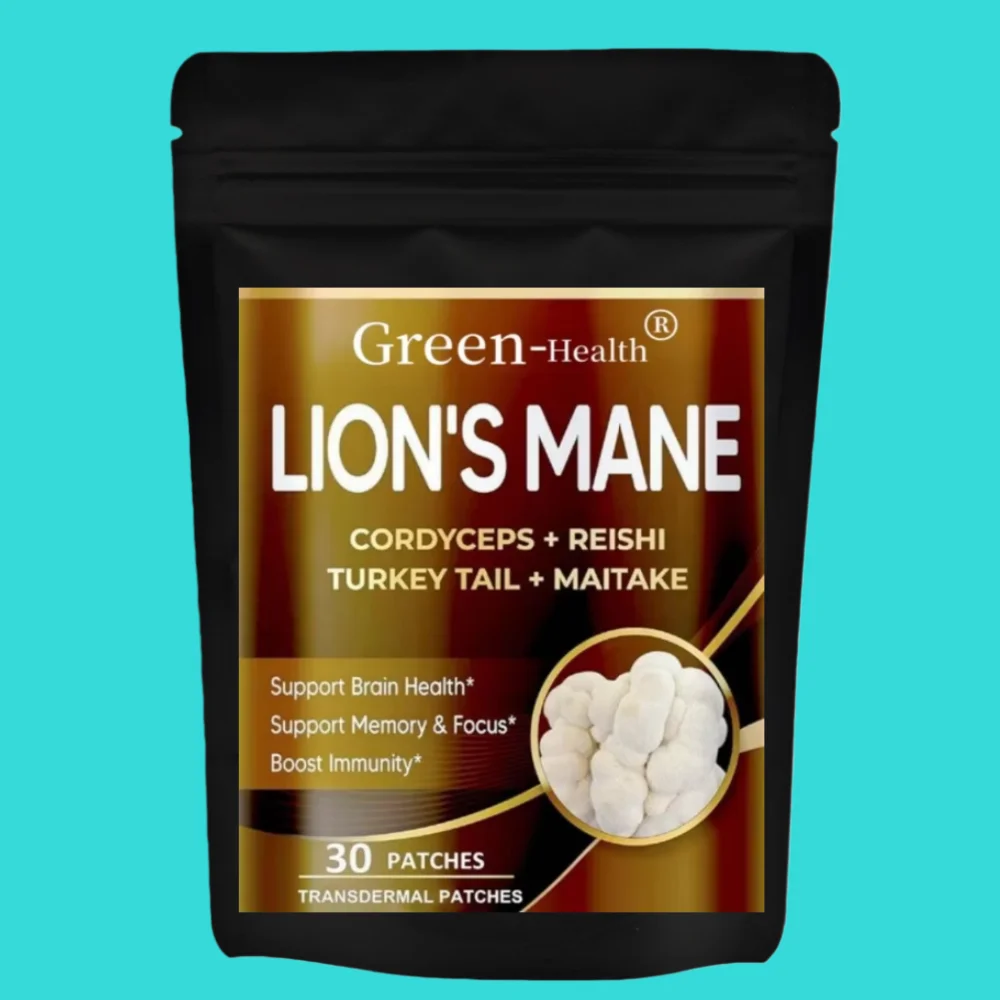 

30 пластырей Лев Грибные промывочные пластыри с кордицепсом, усиление и энергией грибов Рейши