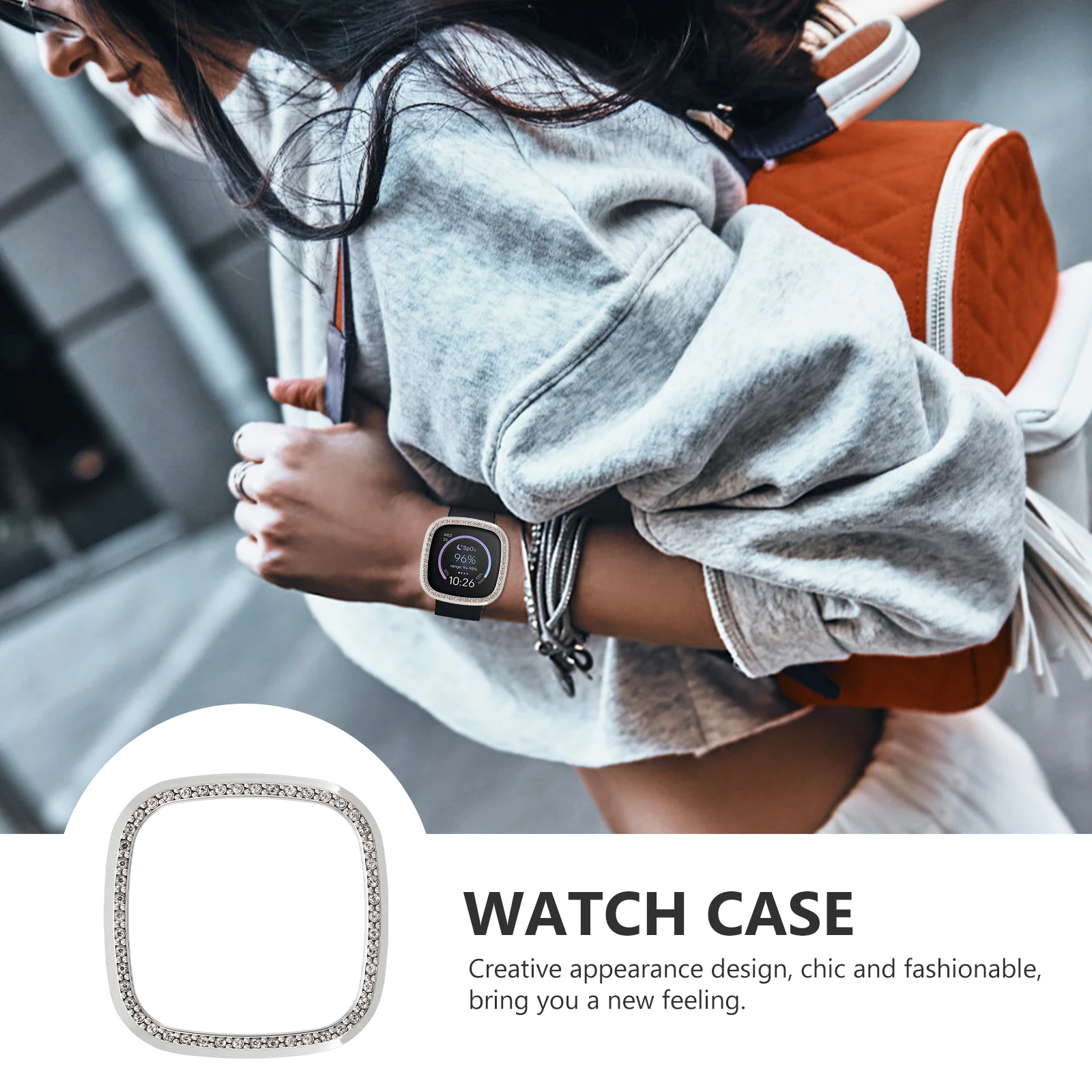 

Electroplating PC Watch Protective Case Shockproof Cover Bumper Frame Durable Flexible Never Slide H No Fingerprints Gifts