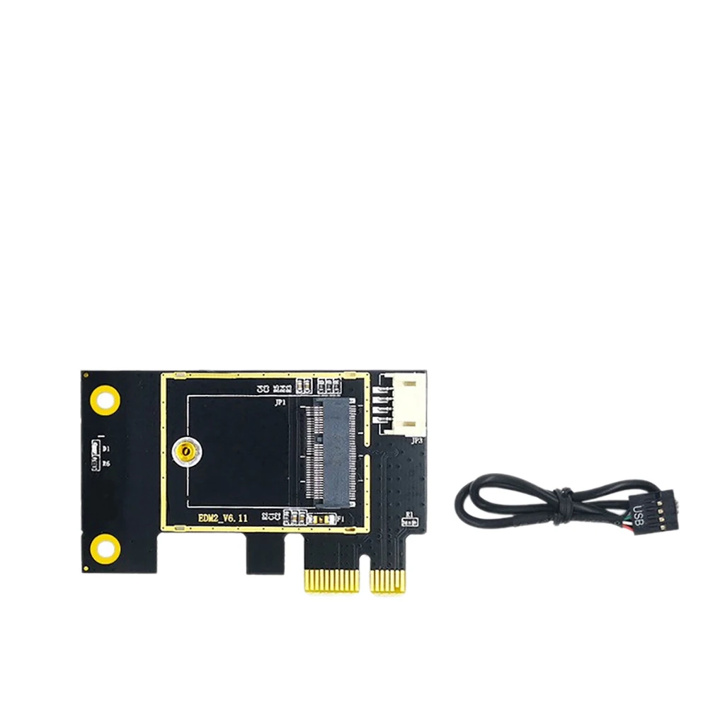 

Конвертер беспроводного адаптера M.2 на PCI Express для NGFF M.2 WiFi Bluetooth-совместимая карта для Intel AX210 AX200 9260 7260 8265