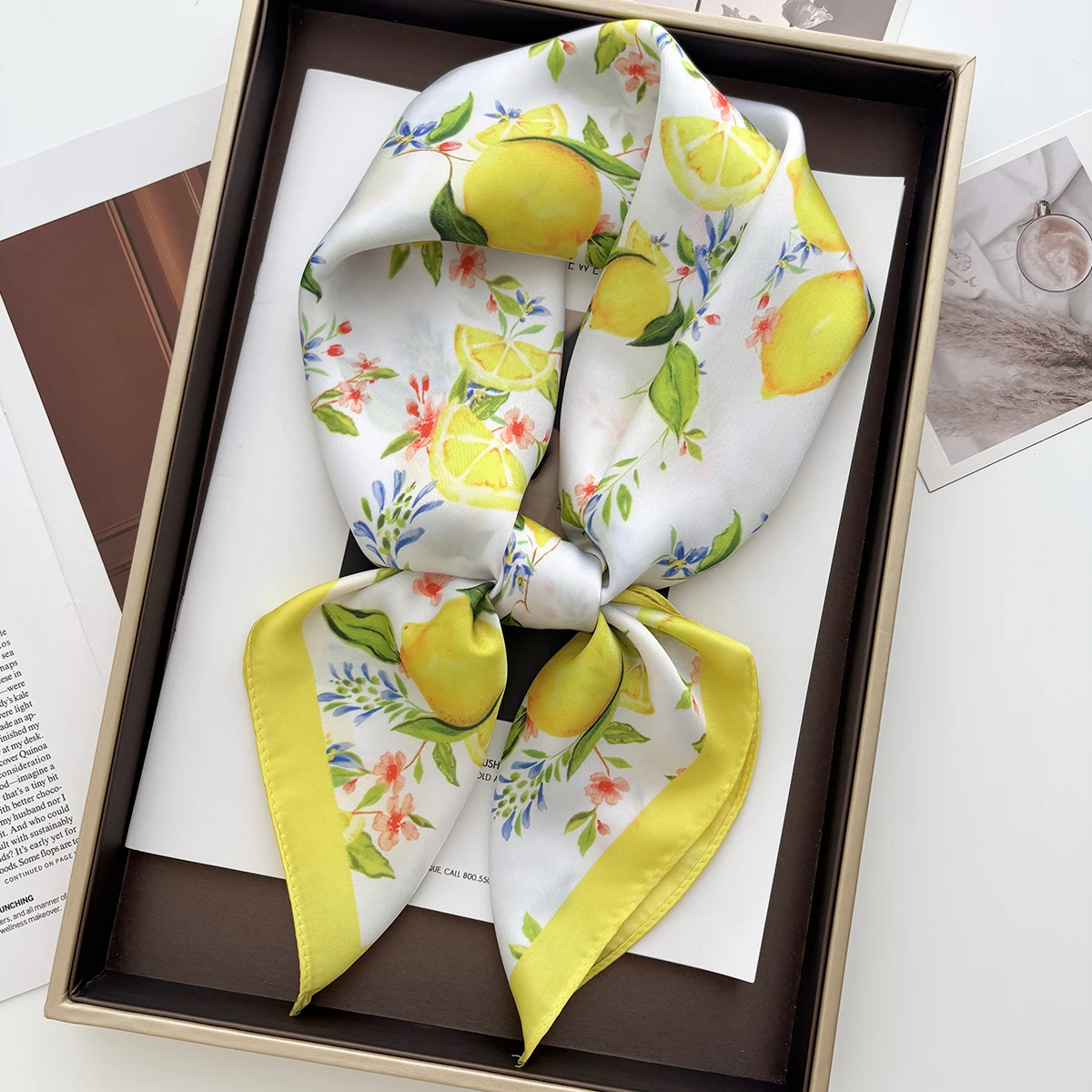 1pcs Summer Bright Color Oil P - Ascot Neck Scarf 评论和价格
